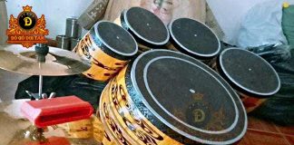 Trống dàn hát văn - Đồ Gỗ Đọi Tam