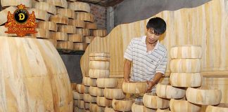 Trống Khẩu hát Văn - Đồ Gỗ Đọi Tam